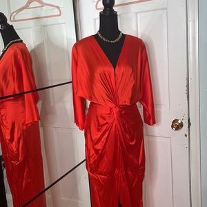 Kimono Dress with Front Slit